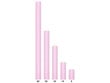 Lygus tiulis ritėje, šviesiai rožinis, 0,08x20 m, 1 vnt/20 m internetu