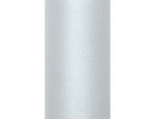 Гладкий тюль на катушке, серый, 0,08x20 м, 1 шт/20 м цена и информация | Праздничные декорации | pigu.lt