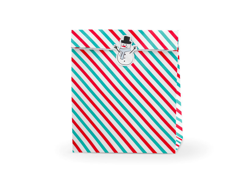 Dėžutė dovanoms Merry Xmas - Stripes 25x11x27cm (1 pak/ 3 vnt) kaina ir informacija | Dovanų pakavimo priemonės | pigu.lt