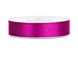 Satino juostelė Fuchsia, rožinė, 12 mm/25 m, 1 dėž/30 vnt (1 vnt/25 m) kaina ir informacija | Dovanų pakavimo priemonės | pigu.lt