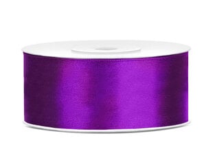 Satino juostelė, violetinė, 25 mm/25 m, 1 dėž/30 vnt (1 vnt/25 m) kaina ir informacija | Dovanų pakavimo priemonės | pigu.lt