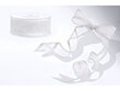 Dekoratyvinė juostelė, balta, 25mm/25m (1 dėž/ 25 vnt) (1 vnt / 25 m) цена и информация | Dovanų pakavimo priemonės | pigu.lt