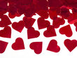 Konfeti patranka Širdutės, raudonos spalvos, 60 cm, 1 dėž/36 vnt kaina ir informacija | Dekoracijos šventėms | pigu.lt