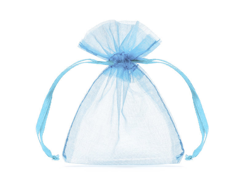 Dovanų maišelis, mėlynas, 10cm (1 pak/ 20 vnt) цена и информация | Dovanų pakavimo priemonės | pigu.lt
