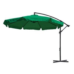 Напольный зонт садовый Czapla, зеленый цена и информация | Зонты, маркизы, стойки | pigu.lt