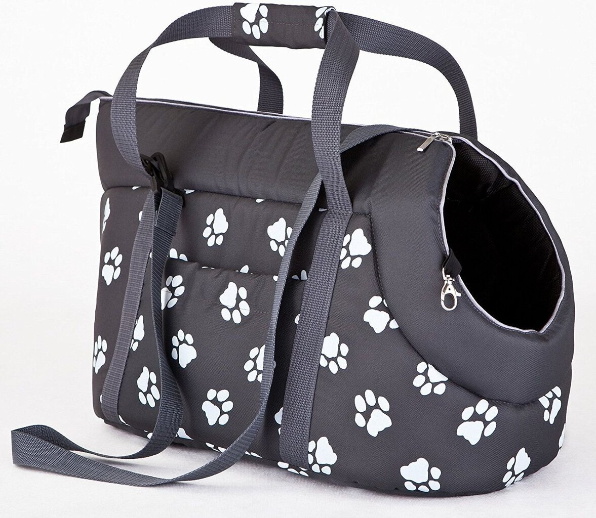 Gyvūnų transportavimo krepšys Hobbydog R3, pilkas цена и информация | Transportavimo narvai, krepšiai | pigu.lt