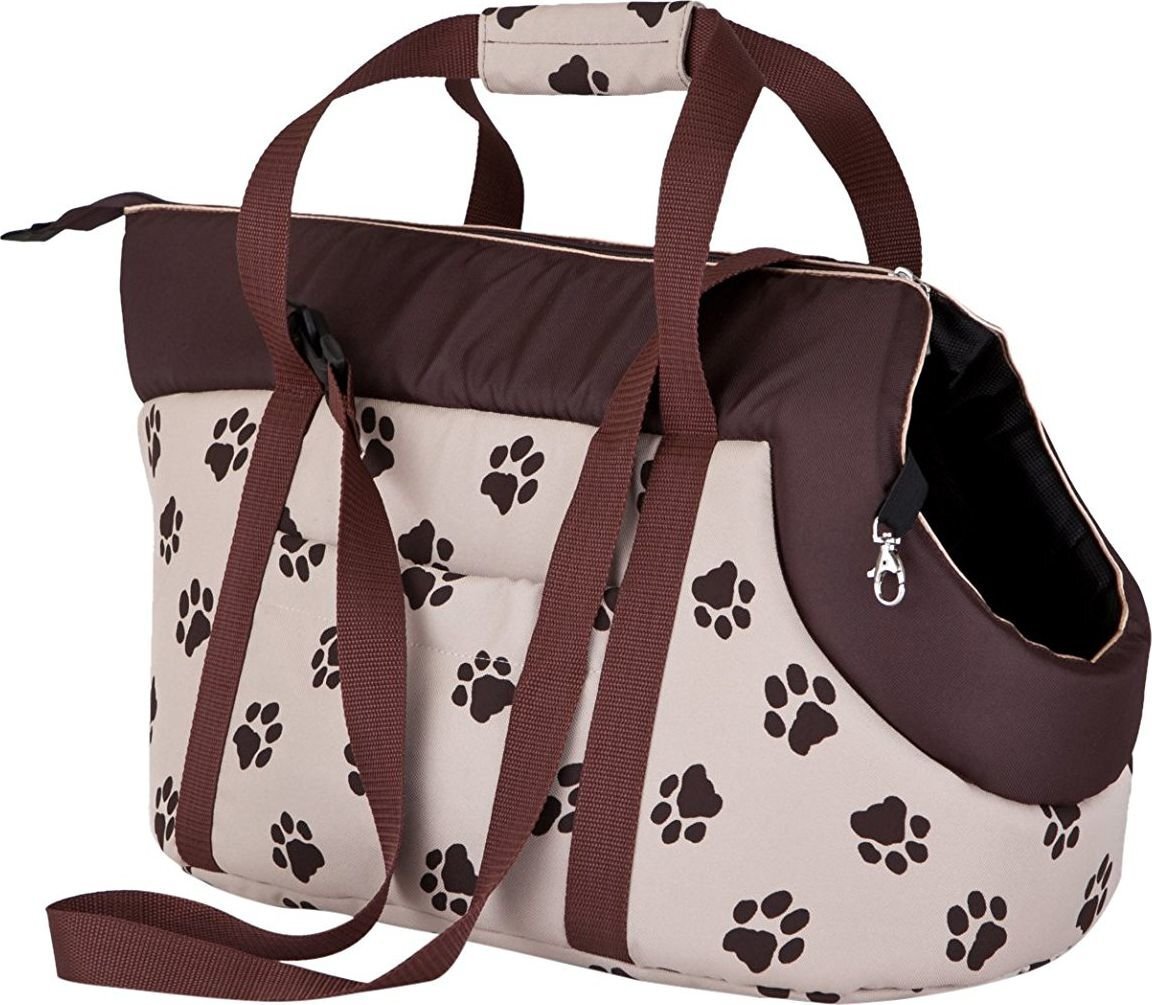 Gyvūnų transportavimo krepšys Hobbydog R3, smėlio/rudos spalvos kaina ir informacija | Transportavimo narvai, krepšiai | pigu.lt