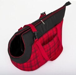 Gyvūnų transportavimo krepšys Hobbydog R3, raudonas kaina ir informacija | Transportavimo narvai, krepšiai | pigu.lt