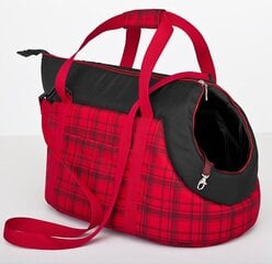 Gyvūnų transportavimo krepšys Hobbydog R3, raudonas kaina ir informacija | Transportavimo narvai, krepšiai | pigu.lt