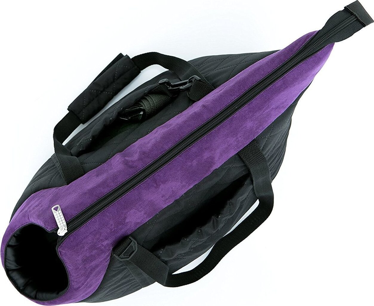 Gyvūnų transportavimo krepšys Hobbydog R2, juodas/violetinis kaina ir informacija | Transportavimo narvai, krepšiai | pigu.lt