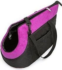 Gyvūnų transportavimo krepšys Hobbydog R1, juodas/rožinis kaina ir informacija | Transportavimo narvai, krepšiai | pigu.lt