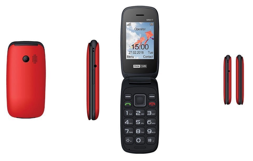 Maxcom MM817 Red kaina ir informacija | Mobilieji telefonai | pigu.lt