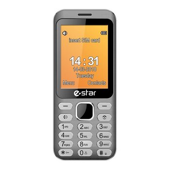 eStar Feature Phone X28 Dual SIM, Silver kaina ir informacija | Mobilieji telefonai | pigu.lt