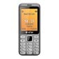 eStar Feature Phone X28 Dual SIM, Silver цена и информация | Mobilieji telefonai | pigu.lt