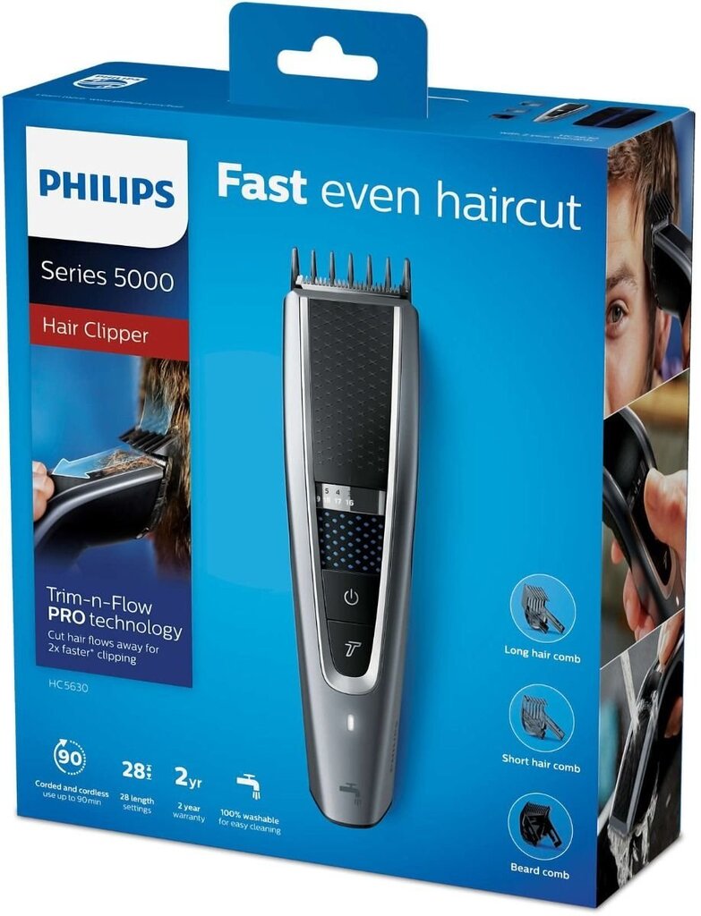 Philips HC5630/15 цена и информация | Plaukų kirpimo mašinėlės | pigu.lt