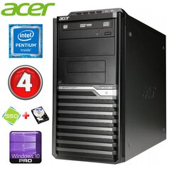 Acer Veriton M4610G MT G630 4GB 120GB+500GB DVD WIN10Pro цена и информация | Стационарные компьютеры | pigu.lt