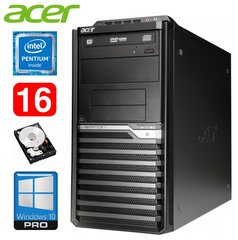 Acer Veriton M4610G MT G630 16GB 250GB DVD WIN10Pro цена и информация | Стационарные компьютеры | pigu.lt