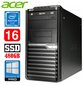 Acer Veriton M4610G MT G630 16GB 480SSD DVD WIN10Pro kaina ir informacija | Stacionarūs kompiuteriai | pigu.lt