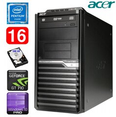 Acer Veriton M4610G MT G630 16GB 500GB GT710 2GB DVD WIN10Pro kaina ir informacija | Stacionarūs kompiuteriai | pigu.lt