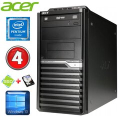 Acer Veriton M4610G MT G630 4GB 120GB+500GB DVD WIN10 цена и информация | Стационарные компьютеры | pigu.lt