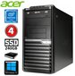 Acer Veriton M4610G MT G630 4GB 240GB+1TB DVD WIN10 kaina ir informacija | Stacionarūs kompiuteriai | pigu.lt