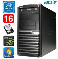 Acer Veriton M4610G MT G630 16GB 500GB GT710 2GB DVD WIN7Pro цена и информация | Стационарные компьютеры | pigu.lt