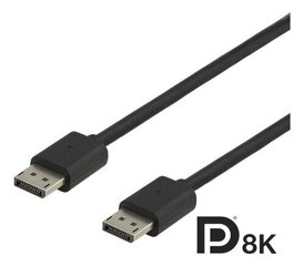 Deltaco DP8K-1015, DisplayPort, 1.5 m kaina ir informacija | Kabeliai ir laidai | pigu.lt