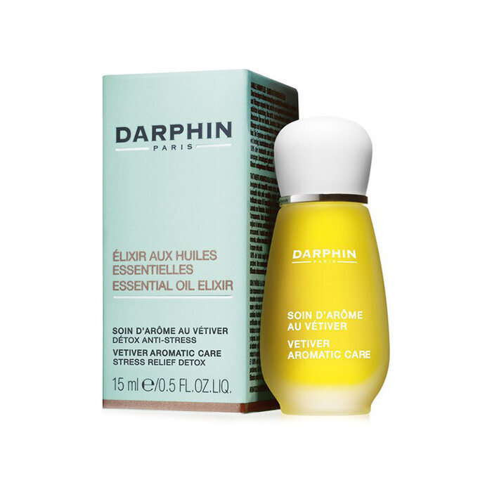 Raminamasis veido serumas Darphin Essential Oil Elixir Vetiver Aromatic Care, 15 ml цена и информация | Veido aliejai, serumai | pigu.lt