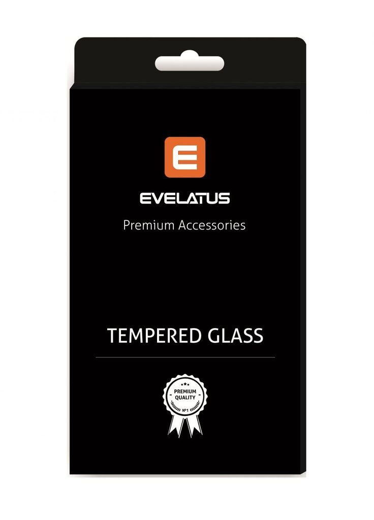 Evelatus Huawei P smart PLUS 2019 2.5D Black Frame (Edge Glue) kaina ir informacija | Apsauginės plėvelės telefonams | pigu.lt