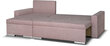 Universalus minkštas kampas Bellezza Foller, šviesiai rožinis kaina ir informacija | Minkšti kampai | pigu.lt