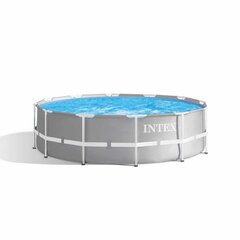 Каркасный бассейн Intex Prism Frame, 366x99 см, с 12 В фильтром цена и информация | Бассейны | pigu.lt