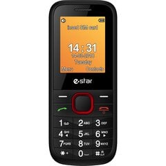 eStar X18 Dual SIM Red kaina ir informacija | Mobilieji telefonai | pigu.lt