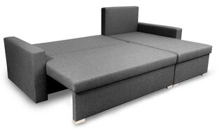 Универсальный угловой диван Bellezza Mondo, светло-серый цена и информация | Угловые диваны | pigu.lt