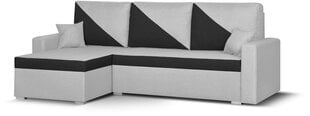 Универсальный мягкий угол Bellezza Asto2, светло-серый/черный цена и информация | Угловые диваны | pigu.lt