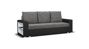 Sofa Bellezza Milo2, juoda/tamsiai pilka kaina ir informacija | Sofos | pigu.lt