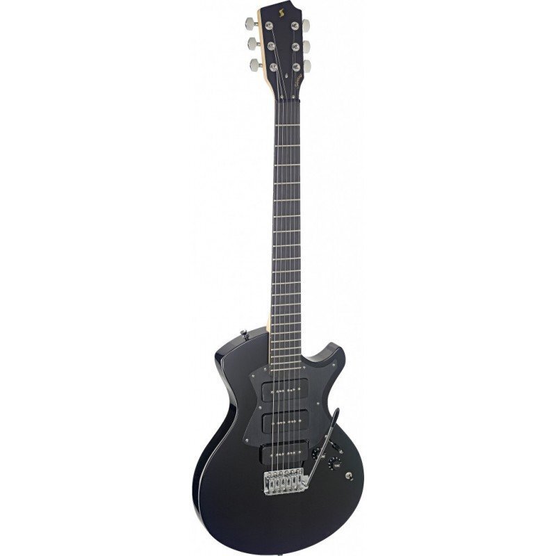 Elektrinė gitara Stagg SVY NASH BK kaina ir informacija | Gitaros | pigu.lt