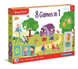 Игровой набор Clementoni Young Learner 8 Games in 1, 95030099, RU,LT,EE цена и информация | Настольные игры, головоломки | pigu.lt