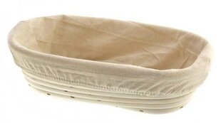 Плетеная корзина для хлеба MPL Oval, 26 см цена и информация | Кухонная утварь | pigu.lt