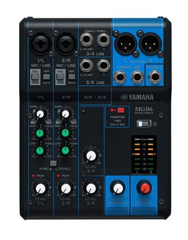 Yamaha MG06 цена и информация | DJ пульты | pigu.lt