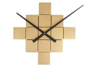 Часы настенные Золотые кубики цена и информация | Часы | pigu.lt