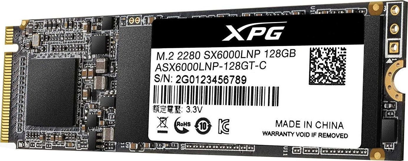 ADATA ASX6000LNP-128GT-C kaina ir informacija | Vidiniai kietieji diskai (HDD, SSD, Hybrid) | pigu.lt