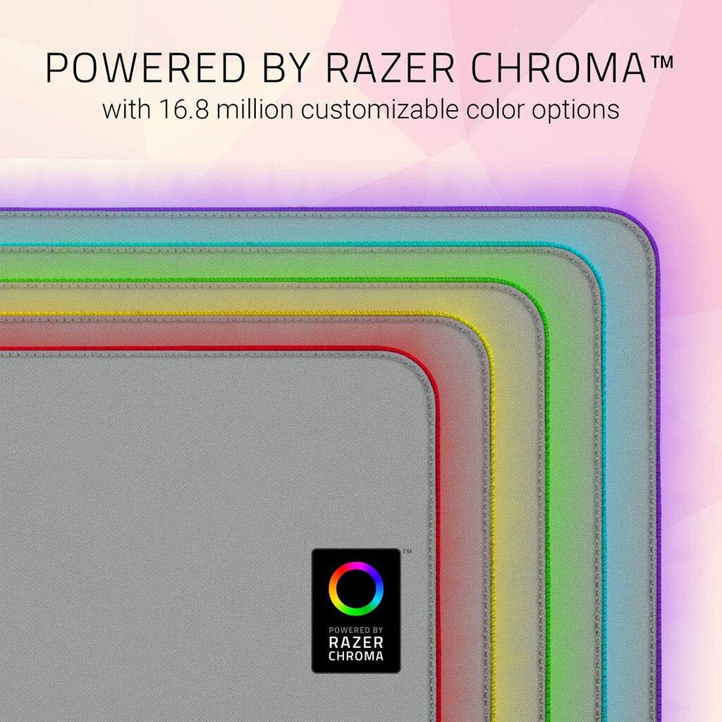 Razer Goliathus Extended Chroma, pilkas kaina ir informacija | Pelės | pigu.lt