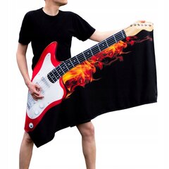 Пляжное полотенце с дизайном гитары, 150 x 74 см. цена и информация | Полотенца | pigu.lt