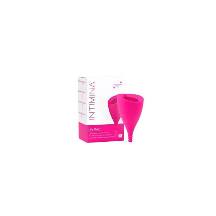 Menstruacinė taurelė Intimina Lily Cup, dydis B kaina ir informacija | Tamponai, higieniniai paketai, įklotai | pigu.lt