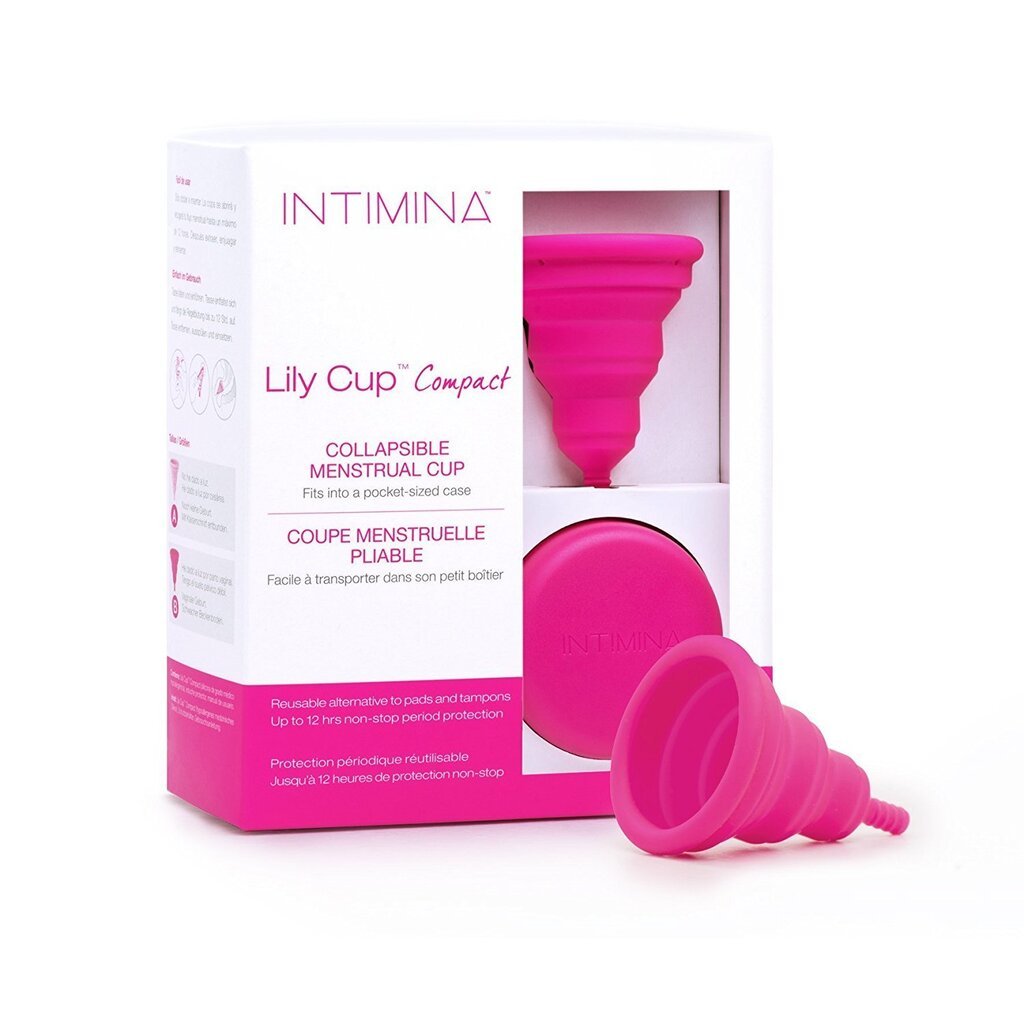 Menstruacinė taurelė Intimina Lily Compact, dydis B kaina ir informacija | Tamponai, higieniniai paketai, įklotai | pigu.lt