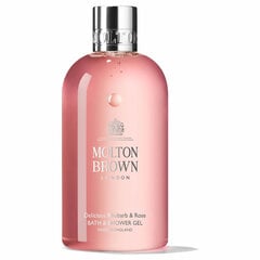 Vonios ir dušo gelis Molton Brown Delicious Rhubarb & Rose 300 ml kaina ir informacija | Parfumuota kosmetika moterims | pigu.lt