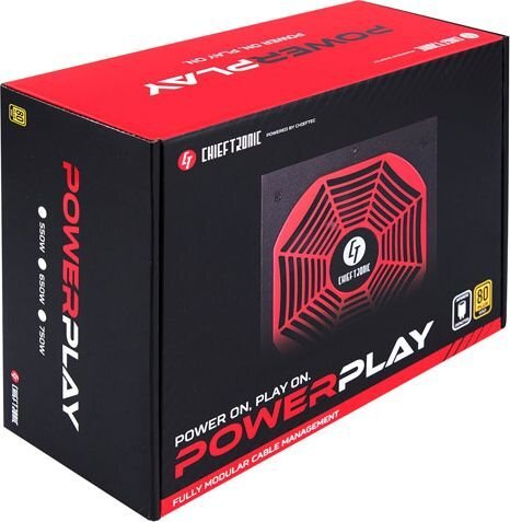 Chieftec PowerPlay Gold 750W GPU-750FC kaina ir informacija | Maitinimo šaltiniai (PSU) | pigu.lt