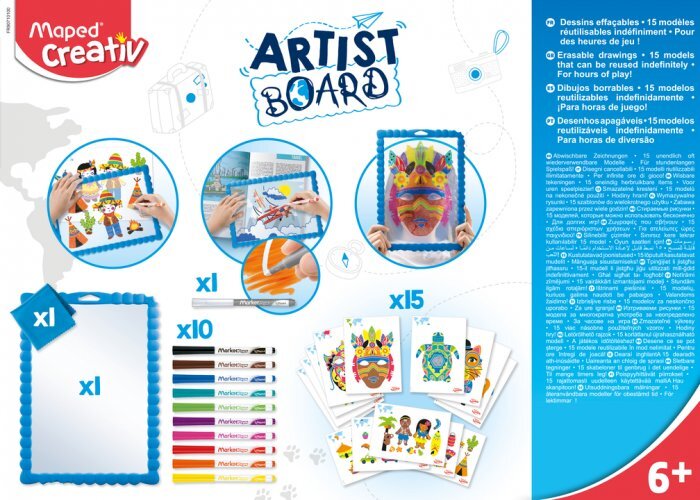 Piešimo rinkinys su lenta Maped Creativ Artist Board kaina ir informacija | Lavinamieji žaislai | pigu.lt