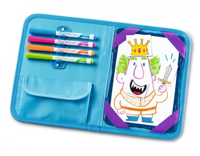 Piešimo rinkinys su magnetine lenta Maped Creativ Travel Board Knights and Princesses цена и информация | Piešimo, tapybos, lipdymo reikmenys | pigu.lt