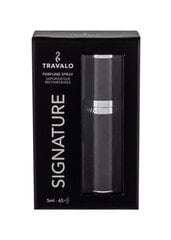 Заполняемый флакон для духов Travalo Signature Black 5 мл цена и информация | Женские духи | pigu.lt
